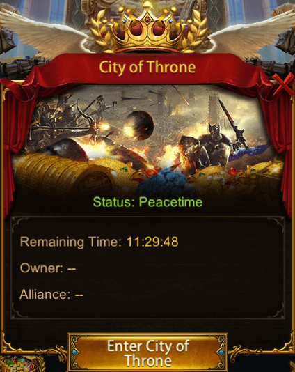 City of Throne Evony Event