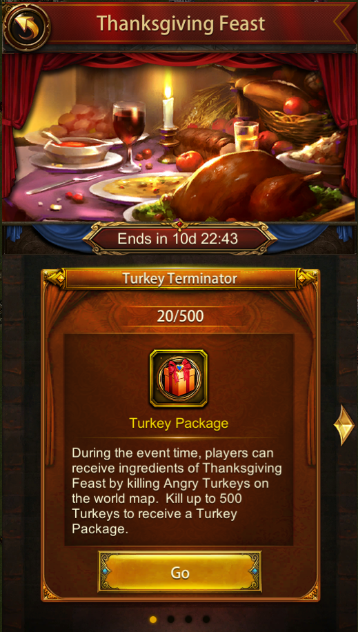 Evony Thanksgiving Event Guide Introduction Image